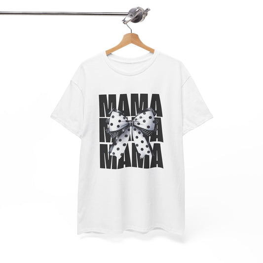 Mama Polka Dot Bow T-Shirt