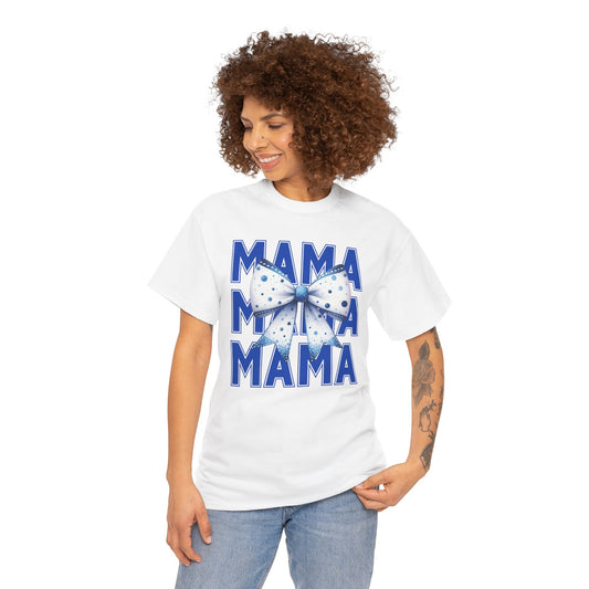 Mama Polka Dot Bow T-Shirt – Perfect Gift for Mother's Day